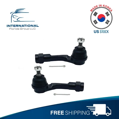 2 Pcs ⭐KOREA⭐ (RH-LH) Pair Outer Tie Rod Ends For 18-23 KIA RIO, ACCENT - Image 1 of 4