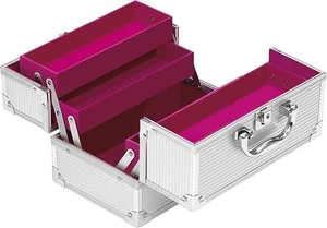 Clauss Kosmetik / Schmuckkoffer, silber, Kosmetikkoffer/*B-Ware / - Bild 1 von 6