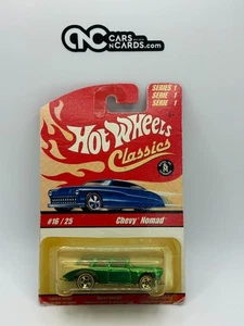 2005 Hot Wheels Classics Series 1 #16/25 Chevy Nomad Green (Card Damage) - Picture 1 of 2
