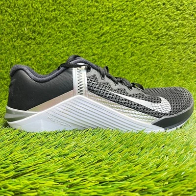 Nike Metcon 6 Mujer Talla 11.5 Negro Plata Zapatos Atléticos para Correr Tenis Foto 1 de 4