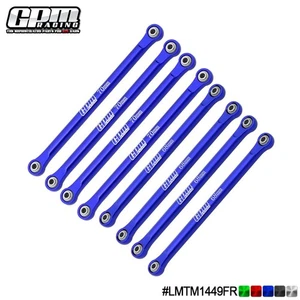 GPM Alloy 7075 Upper & Lower Link Bar Set LOSI 1/18 Mini LMT 4X4 Megalodon 2S - Picture 1 of 10