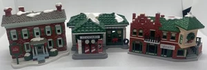 1991 Coca Cola 1st Edition Trim A Tree Collection Lot of 3 Buildings Orn No Box - Foto 1 di 9