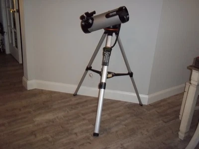 Celestron 114LCM Computerized Telescope hand control tripod 25MM 9MM eyepieces - Image 1 of 4