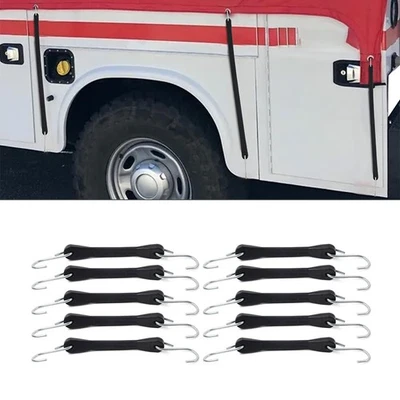 6" Hochleistungs-Gummibänder zum Festzurren, Bungee-Seile mit Haken - Image 1 of 4