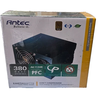 Antec 380W EA-380 Earthwatts ATX12V v2.2 80 Plus Power Supply - Image 1 of 2
