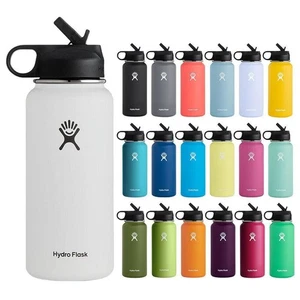 2024 Für Hydro-Flask 40oz Breite Mund Flex Cap Isolierte Edelstahl Wasserflasche - Bild 1 von 69