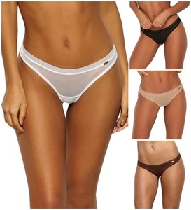 Gossard Glossies Thong Low Rise Womens Elegant Comfortable Knickers 6276 - Picture 1 of 50
