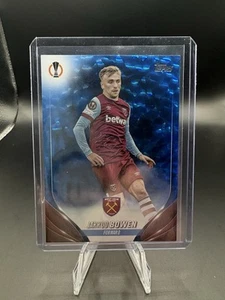 2023-24 Topps Chrome UEFA Club Competitions #158 Jarrod Bowen BLUE /75 - Picture 1 of 2