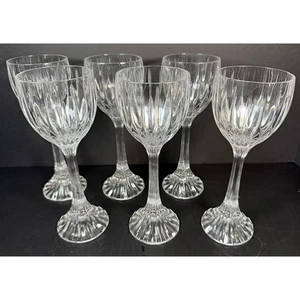 6 bicchieri da vino Mikasa Park Lane Hock 8 1/4" - Foto 1 di 4