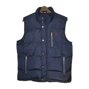 CREW CLOTHING PUFFER GILET Bodywarmer BLUE Size Men's LARGE - Picture 1 of 7
