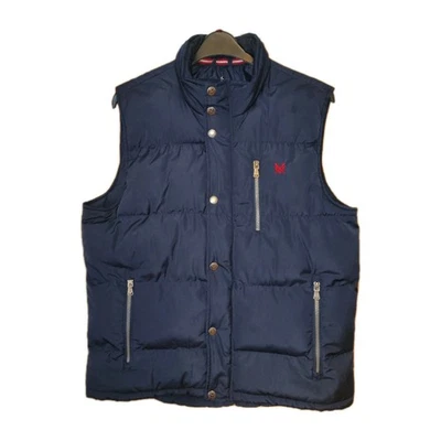 CREW CLOTHING PUFFER GILET Bodywarmer BLUE Size Men's LARGE - Image 1 of 4