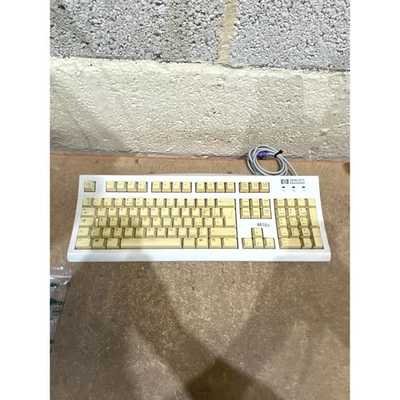 HP SK-2502C Mechanical Keyboard White Wired PS/2 QWERTY (Standard) for Desktop - Image 1 of 4