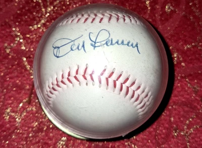 Vintage Don Larsen Signed Baseball Sports Products Corp. Cleveland, Ohio  - Image 1 of 3
