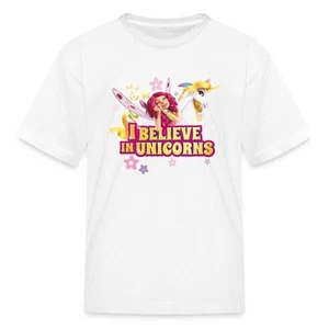 Mia And Me Onchao And Mia I Believe In Unicorns Kid's T-Shirt - Picture 1 of 28