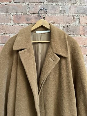 Vintage Perry Ellis Men’s Overcoat, Sz 38, Fuzzy Espresso, USA - Image 1 of 4