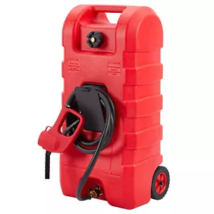 15-gallon portable fuel tank with manual nozzle, 2-gallon-per-minute flow rate - Picture 1 of 8