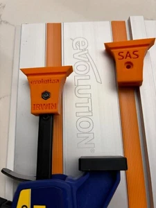Evolution Track Säge Führungsschiene Klemmfüße (PK 2) - für Irwin Quick Grip - Bild 1 von 13