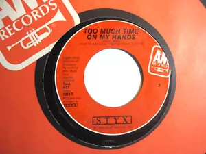 STYX * 45 * Too Much Time On My Hands * 1981 #9 * VG++/NM * USA A&M Original - Picture 1 of 1