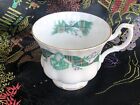 Coupe à thé en porcelaine os Royal Albert UNIQUEMENT Cap-Breton vert tartan