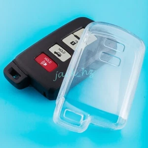 Funda protectora con llavero transparente para coche inteligente Toyota - Imagen 1 de 8