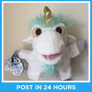 Genuine!! Bluey - UNICORSE HAND PUPPET PLUSH 20cm Toy ~ Unicorn NEW RELEASE - Picture 1 of 1