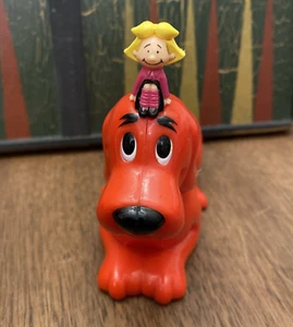 Vintage Clifford The Big Red Dog Mini Piggy Bank Scholastic Plastic - Picture 1 of 7