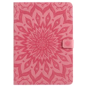 Sunflower Embossed Flip Leather Stand Case Cover For iPad 5th 6th Gen Mini Air 2 - Picture 1 of 20