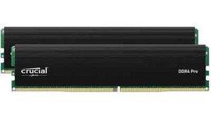 Crucial - Pro 64GB Kit (2x32GB) DDR4 3200MHz C22 UDIMM Desktop Memory Kit - B... - Picture 1 of 3