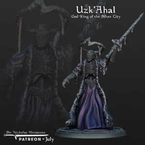 Uzk'Ahal - God-King of the Silver City - Corrupt Knight - Picture 1 of 2