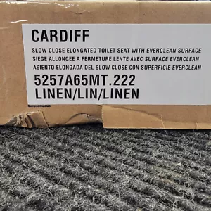 American Standard Cardiff länglicher geschlossener Toilettensitz vorne | 5257A65MT.222 - Bild 1 von 4