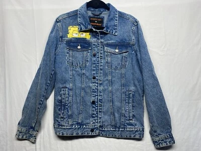 Members Only x Nickelodeon SpongeBob Jean Trucker Jacket Mens Size Medium - Image 1 of 2