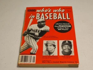 1980 Who’s Who in Baseball Willie Stargell Cover Paperback - Picture 1 of 6