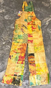 JAYLI Nepal Overalls Jumper Patch Hippie Festival Bohemian Women's M - Picture 1 of 16