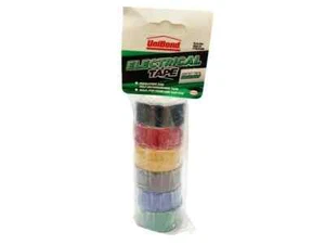 Unibond Electrical Tape (6 Colour Pack) 19mm x 3.5m UNI1415390 - Picture 1 of 3