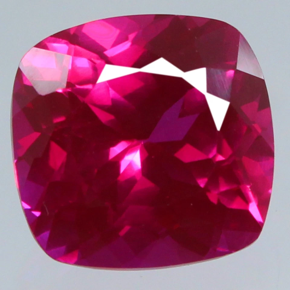 Natural 13.30 Ct Certified UTAH Bixbite Red Beryl 13x13 Cushion Unheated Gems - Image 1 of 4