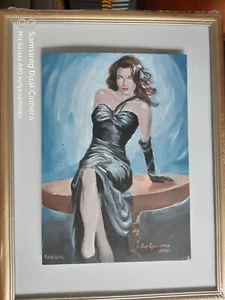 Original Rateitzak 1A Fine Art Collectable Ava Gardner Portrait erotisch - Bild 1 von 8
