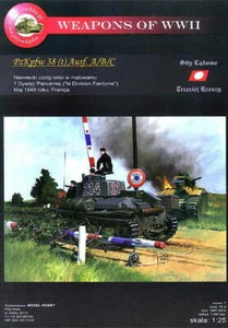 PzKpfw 38 (t) Ausf. A/B/C - MODEL-HOBBY 07 - 1/25 paper model - Bild 1 von 1