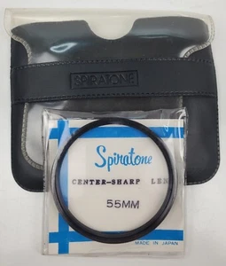 Spiratone 55mm Lens Center-Sharp w/ Soft Case Japan Vintage Viggnette Effect - Picture 1 of 11