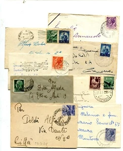 ITALIA - LOTTO di 8 letras piccole BIGLIETTO DA VISITA (287457) - Imagen 1 de 1