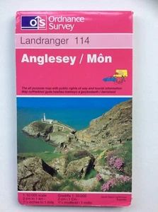 Ordnance Vermessung Karte Landranger Serie Blatt Nr. 114 Anglesey. - Bild 1 von 2