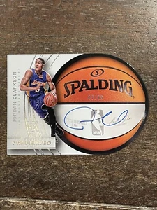 2014-15 Panini Preferred Roundball Die-Cut /99 Jordan Clarkson #9 Rookie Auto RC - Picture 1 of 2