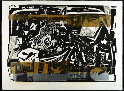 "Mañana/Resistence #4" 2006. Multiple Tjorg Douglas BEER (*1973 D), handsigniert - Bild 1 von 2