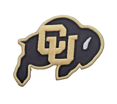 Parche bordado de hierro/coser de 3 pulgadas con logotipo del equipo de la NCAA de University of Colorado Buffs Foto 1 de 2