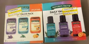 💐 Nature's Truth Pure Essential Oils Set Lavender,Eucalyptus,Orange Sweet🆕 new - Picture 1 of 1