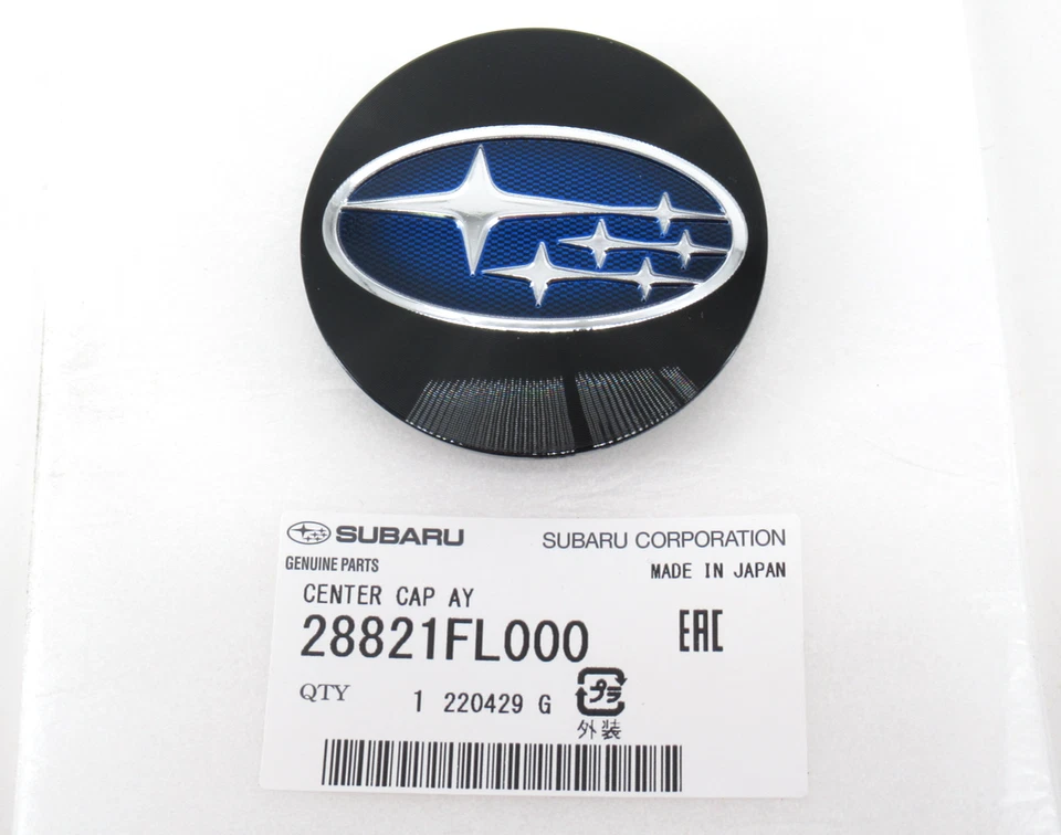 Tapa central de rueda genuina OEM Subaru 28821FL000 2019-2021 Crosstrek & Forester Foto 1 de 3