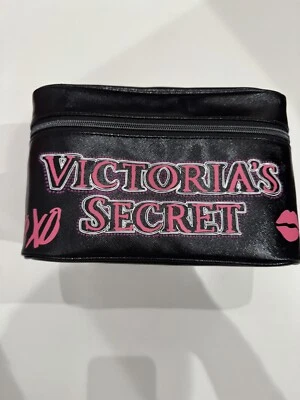 Victoria Secret тщеславия граффити чехол Косметическая коробка мешок черный путешествий совершенно новый  - Изображение 1 из 4