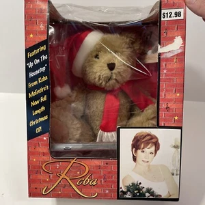 Vintage Reba McEntire Singing Christmas Plush Bear w/ CD NIB New In Box REBA!! - Picture 1 of 15