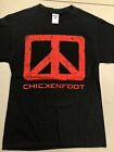 Chickenfoot The World 2009 Tour Double Sided size M Medium T Shirt Vtg Band Tee