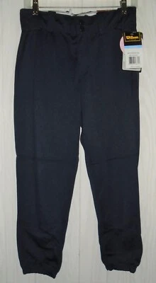 PANTALONES DE SOFTBOL WILSON - WTC7609 BO -- AZUL MARINO MUJER GRANDES NUEVOS CON ETIQUETAS Foto 1 de 4
