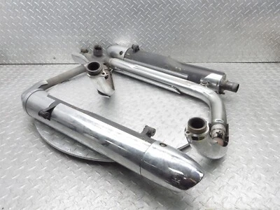 Honda Shadow Ace Tourer VT1100T 2000 98-01 escape silenciador cabezal colector tubo Foto 1 de 4